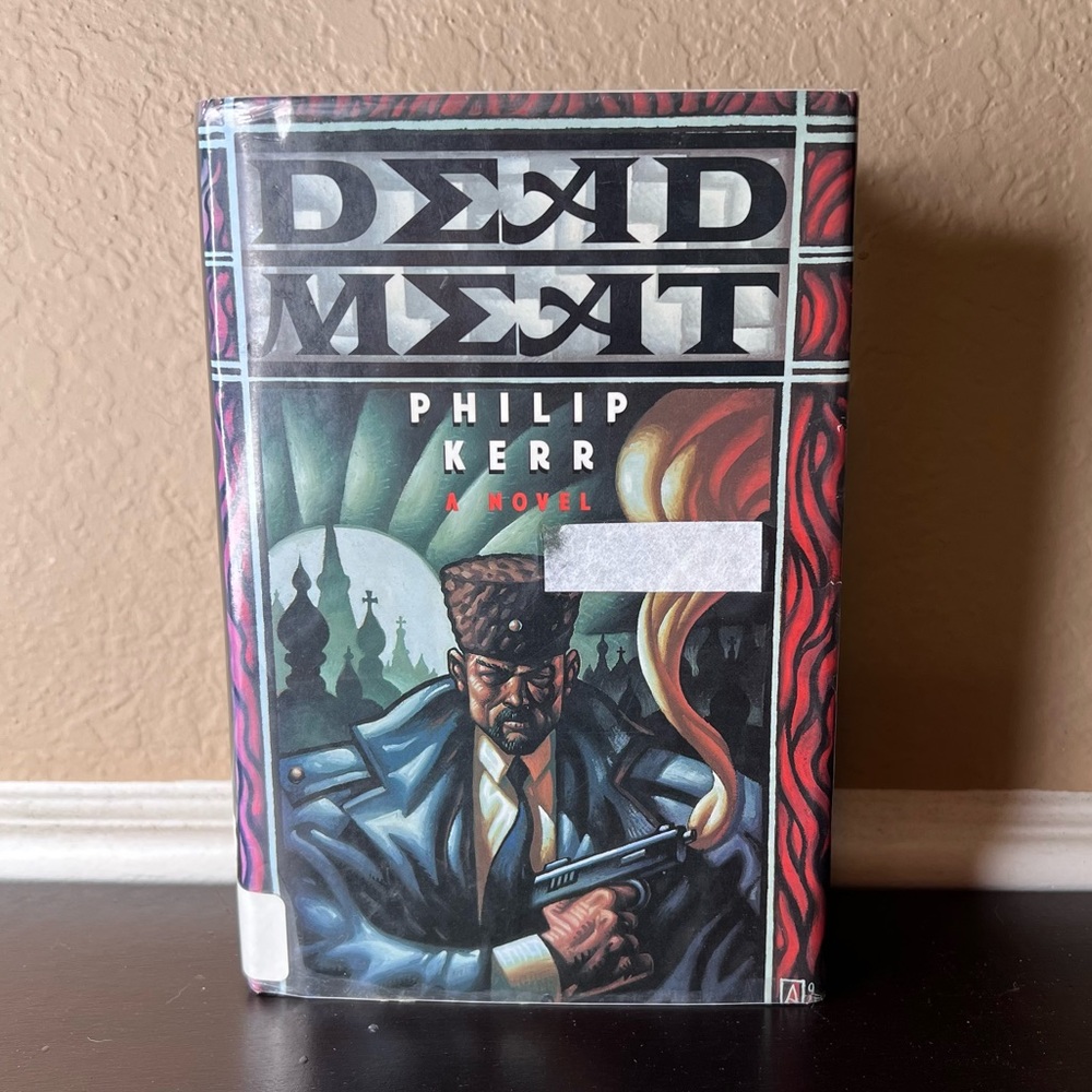 Vintage 1994 First US Edition Book "Dead Meat" by Philip Kerr, A Novel, Literatu